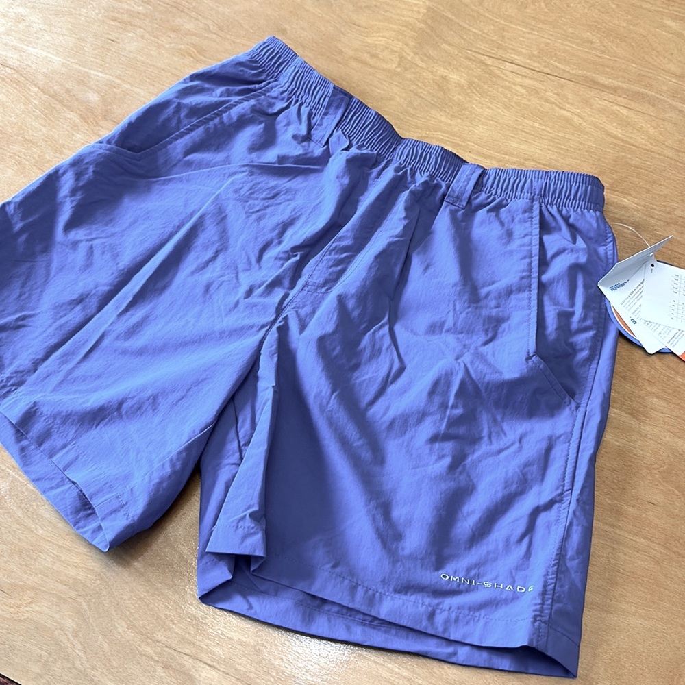Purple Columbia PFG swimsuit. 6”inseam. New with tags